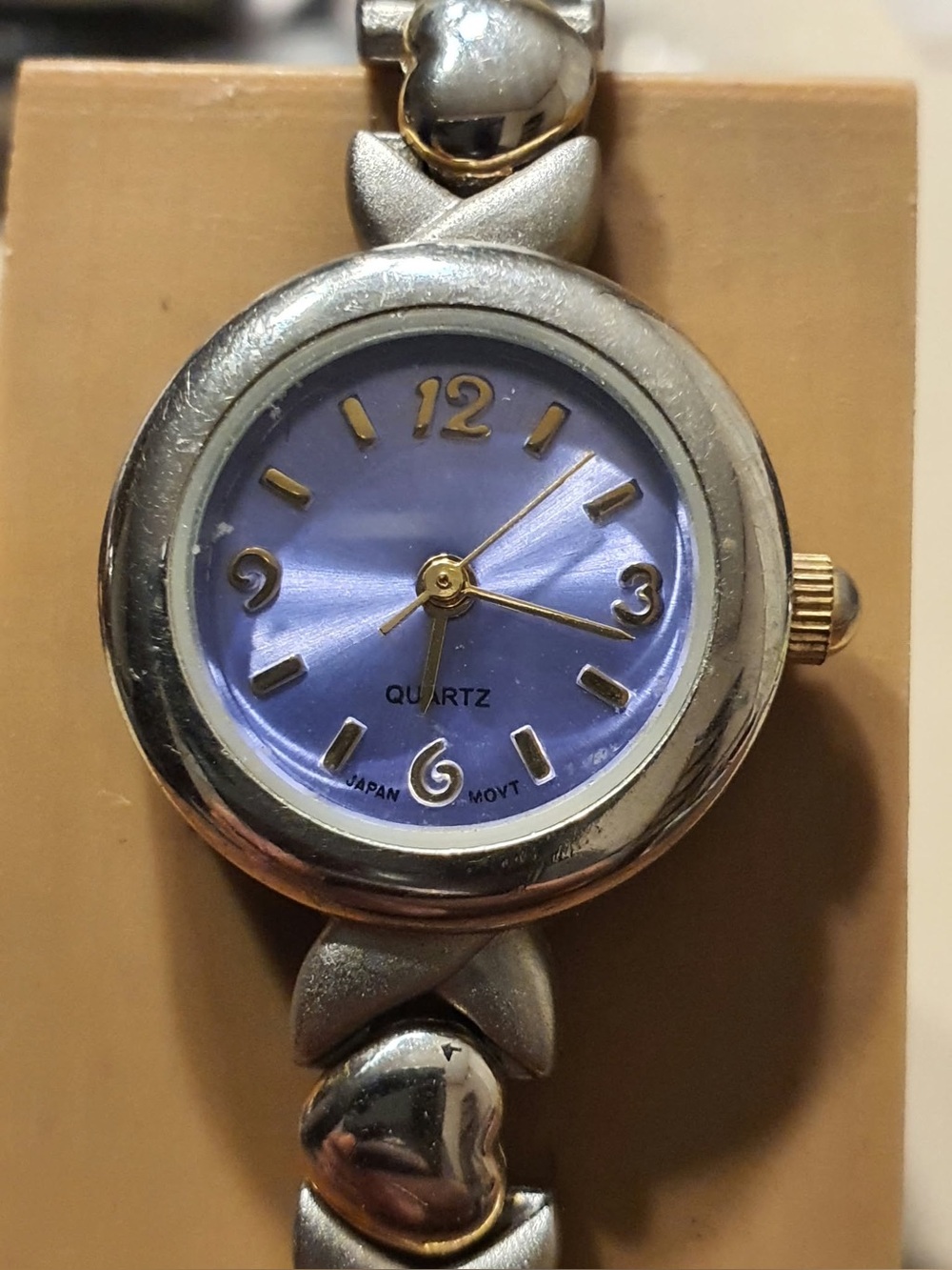 🦋10/$20🦋 Faded Glory Silver/Blue Stainless Steel Women's Watch